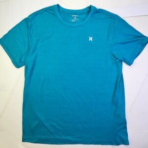 Hurley Mens Medium‎ Short Sleeve T-Shirt Athletic Activewear Casual Blue